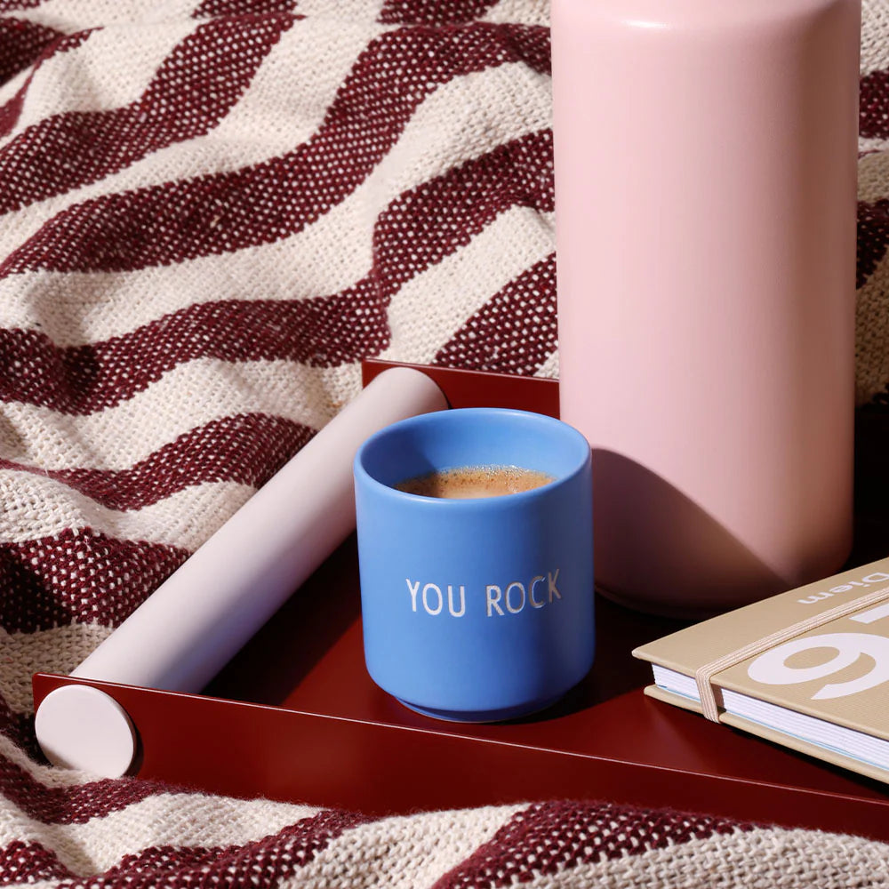 Mini Becher "You rock" von Design Letters
