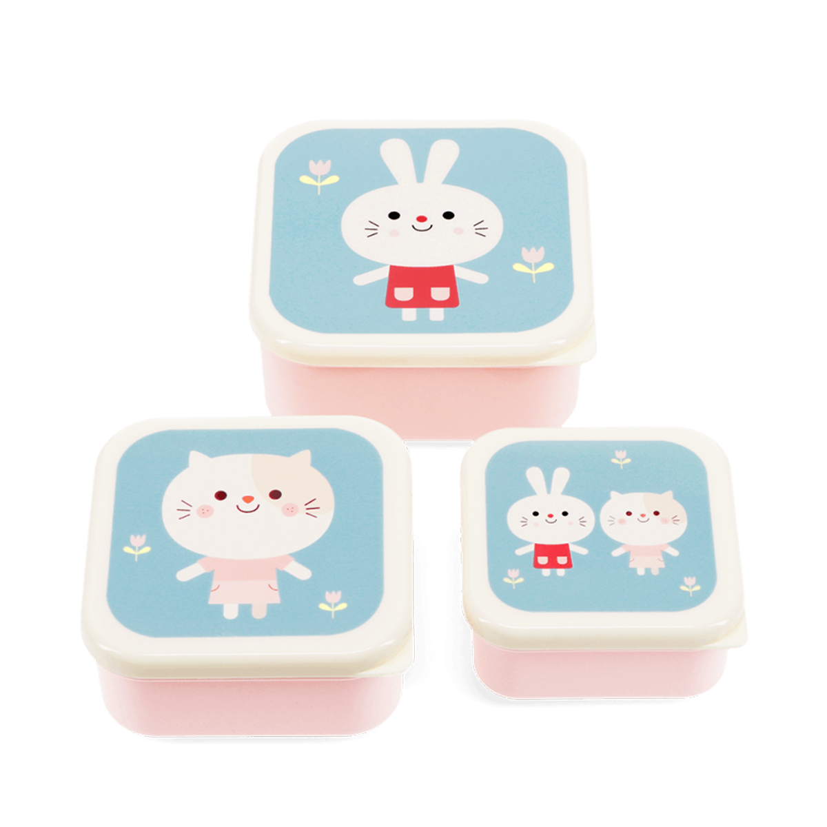 Lunchboxen "Lottie & Friends, 3er Set" von Rex London