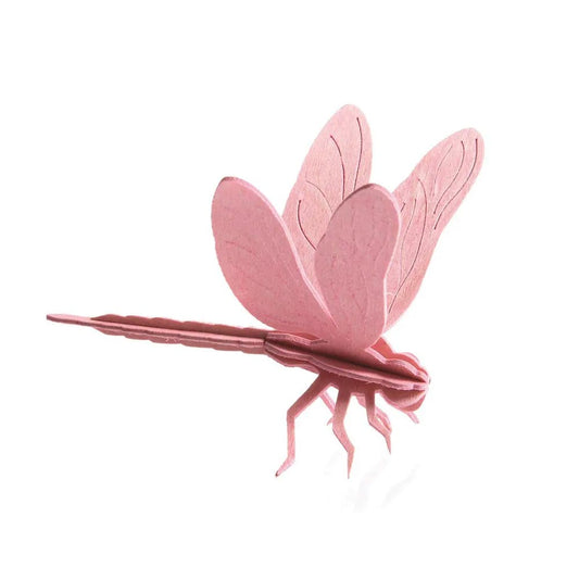 Holz-Deko "Libelle 10cm, rosa" von lovi