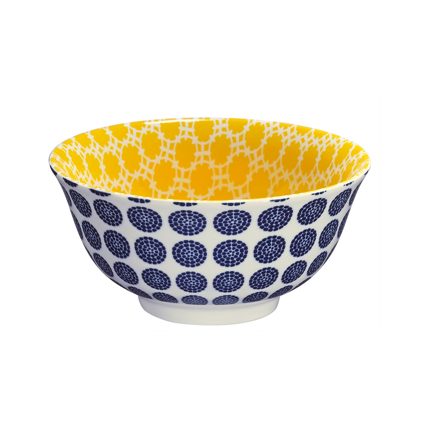 Bowl "Punkte blau/ weiß, 18cm" von Cilio