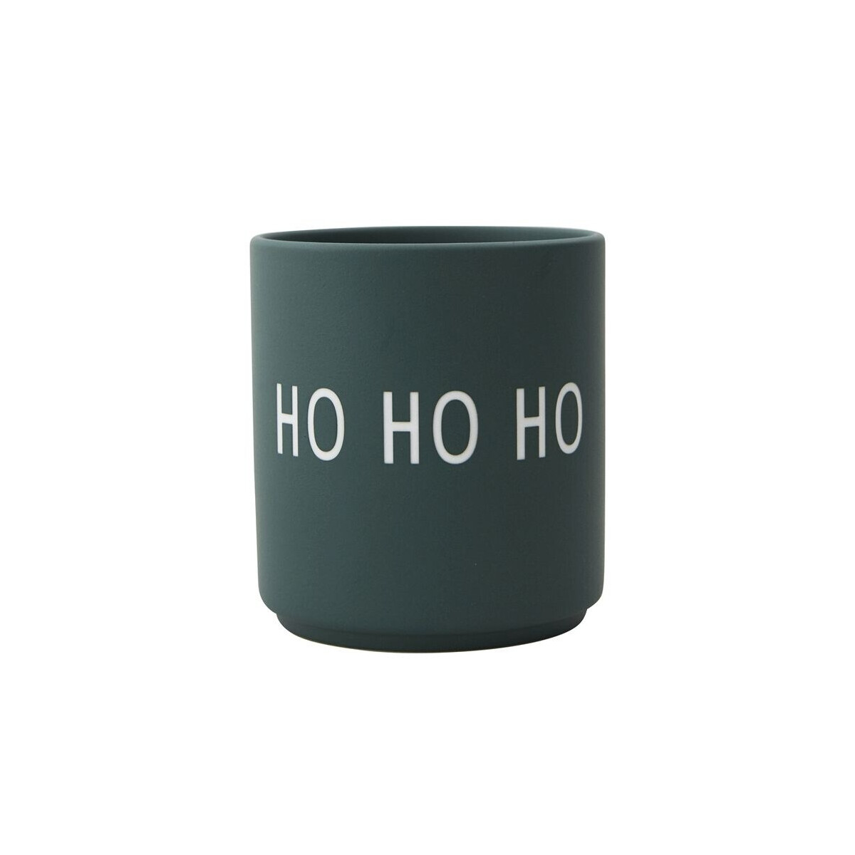 Becher "Ho Ho Ho, dark green" von Design Letters