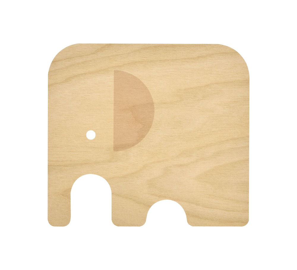 Untersetzer "Elefant, gelb" von Muurla