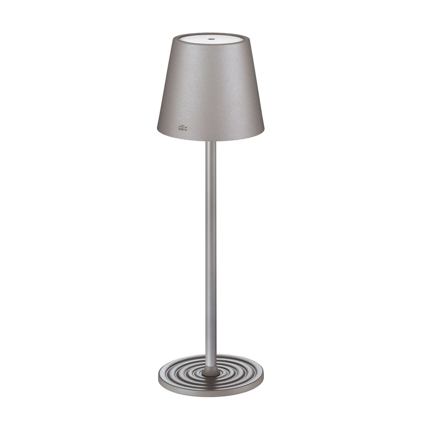 LED-Tischlampe "Sole, grau" von Cilio