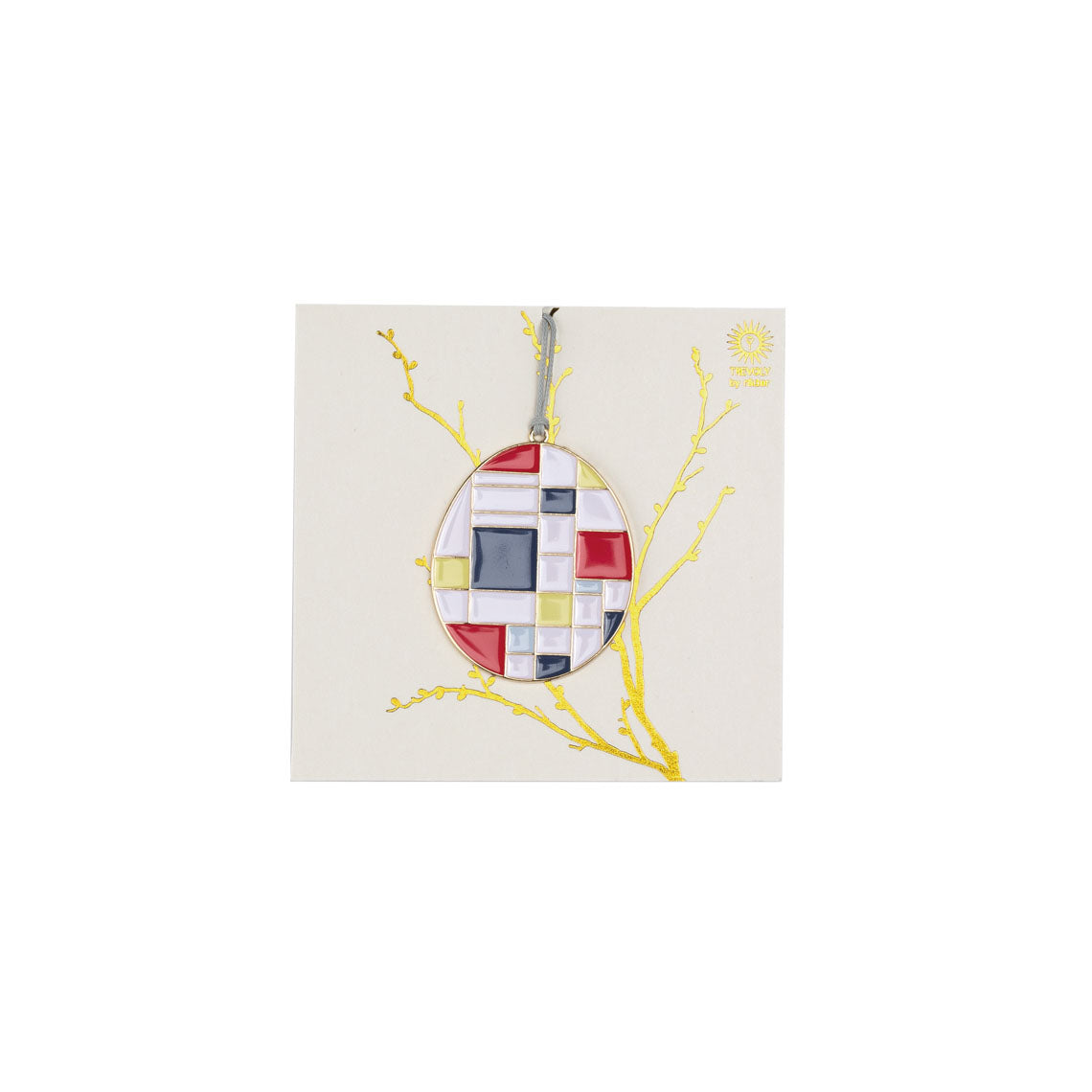 Anhänger "Art-Egg PIET Viereck" von Räder