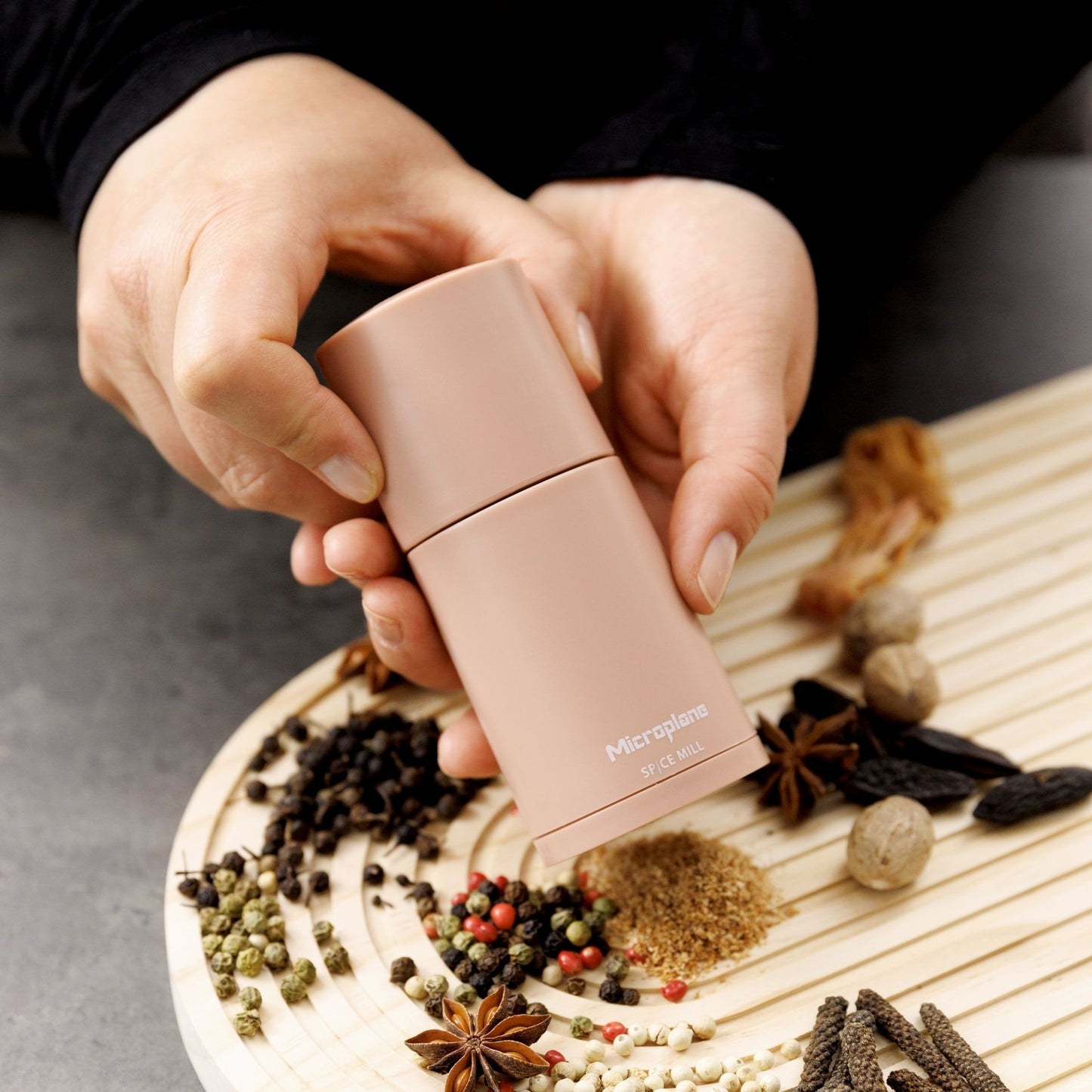 Gewürzmühle "2in1, dusty rose" von Microplane