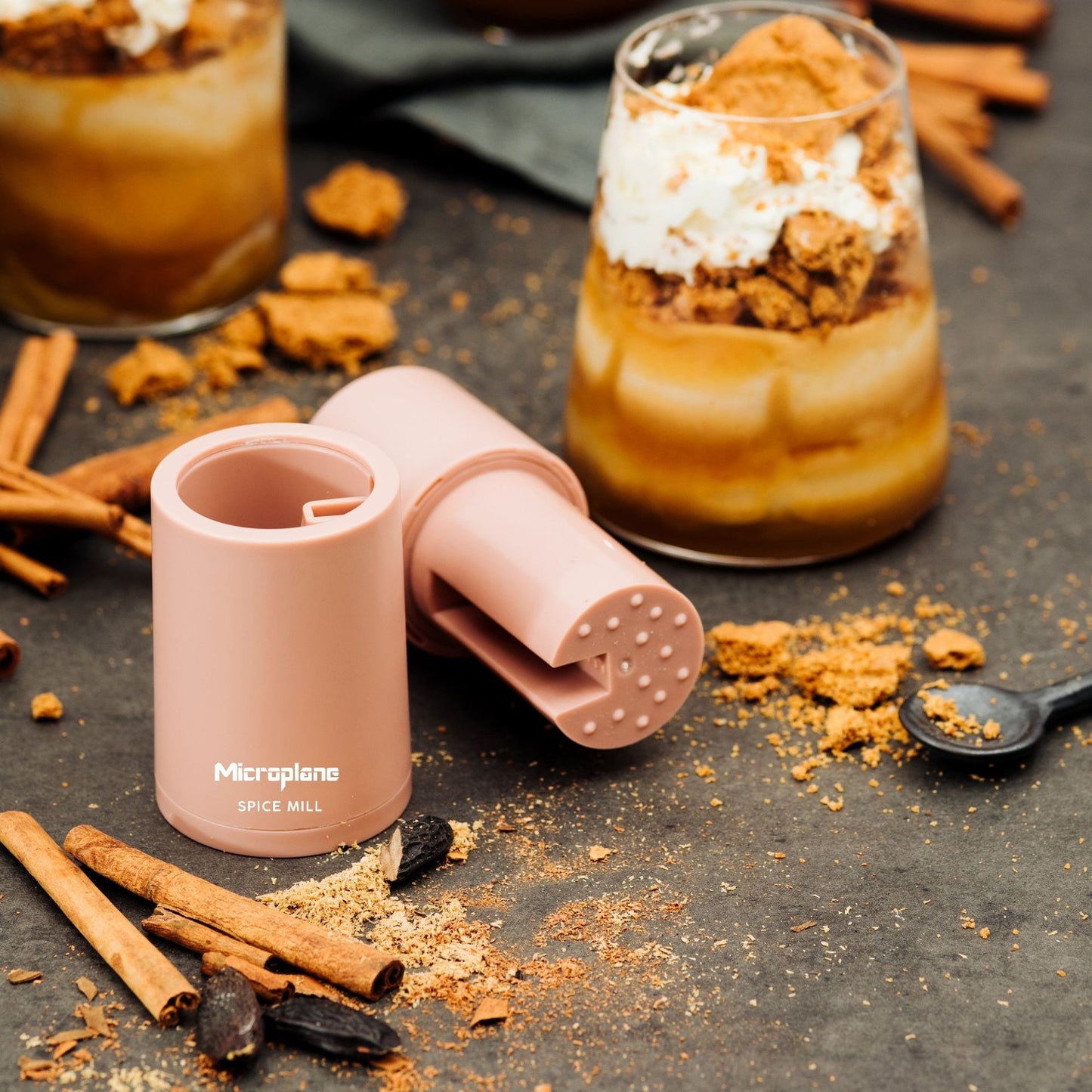 Gewürzmühle "2in1, dusty rose" von Microplane