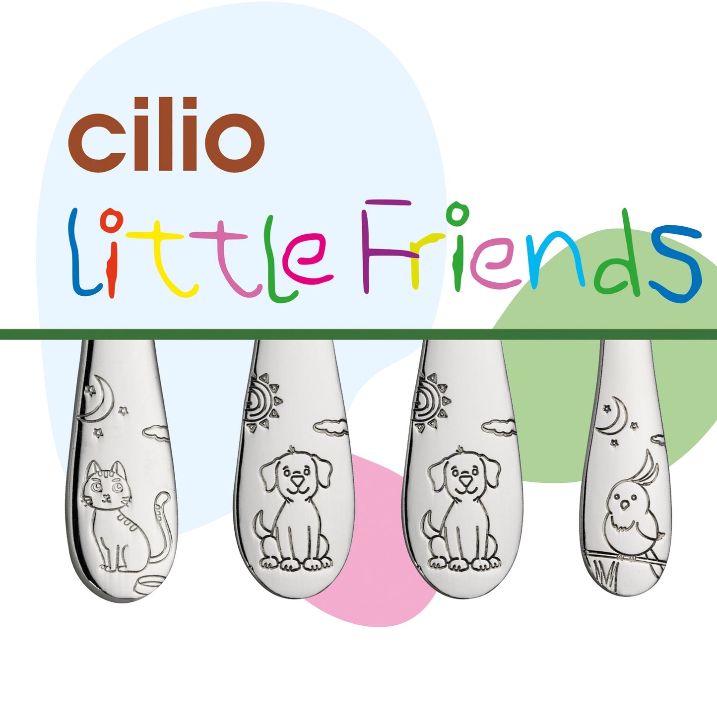 Kinderbesteck "Little Friends, 4er Set" von Cilio