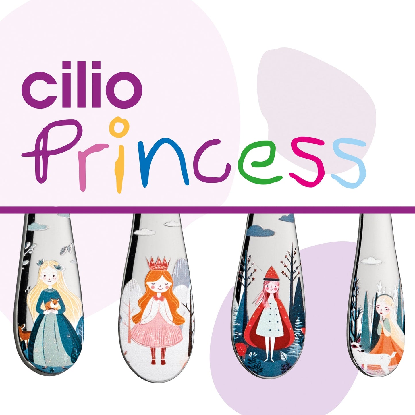 Kinderbesteck "Princess, 4er Set" von Cilio