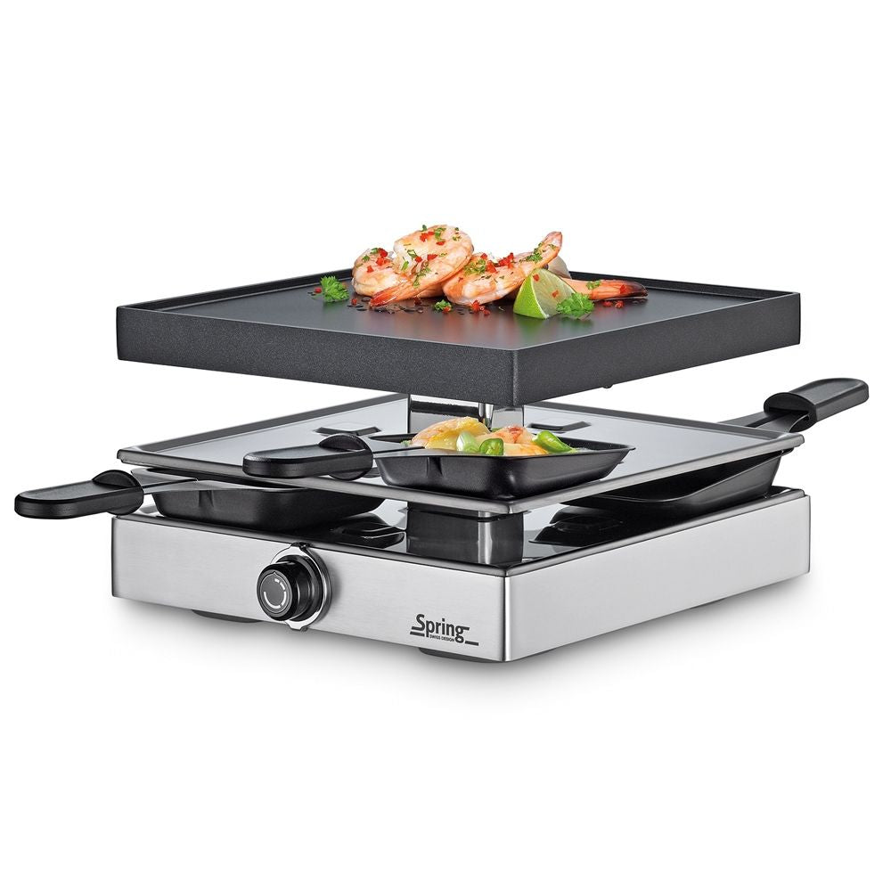 Raclette "Raclette4 Classic" in schwarz von Spring