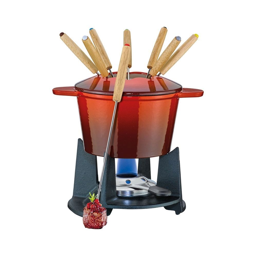 Fondue-Set "Grenoble" rot von Spring