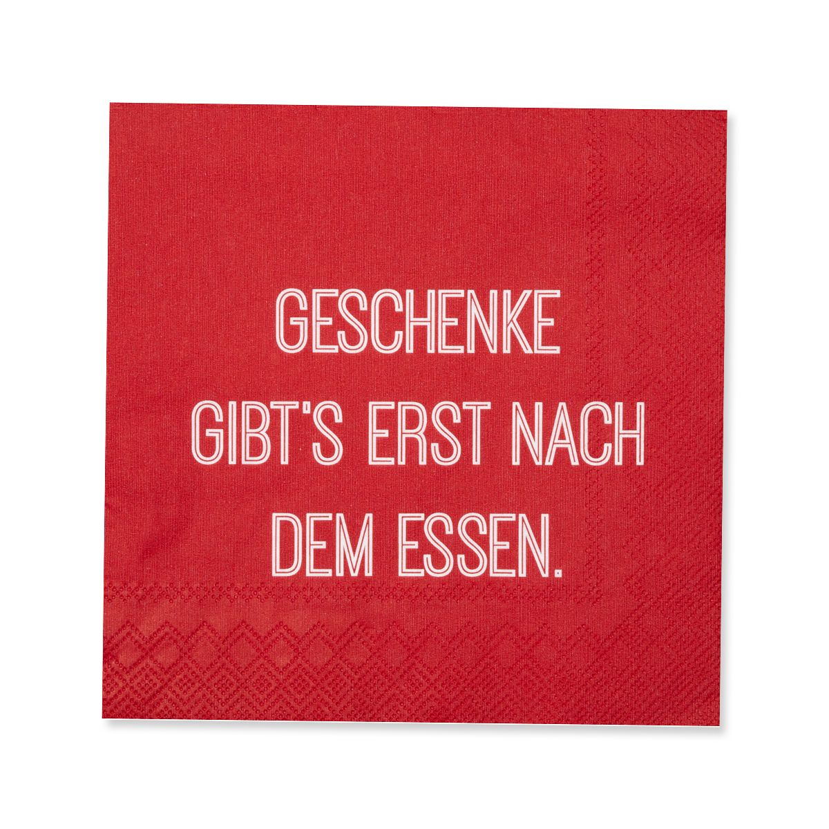 Servietten "Geschenke gibt's erst nach dem Essen, 20 Stk."