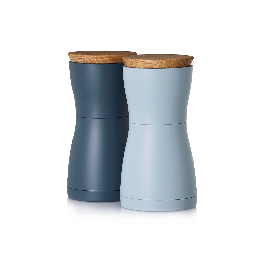 Salz- & Pfeffermühle Set "Twin blau" von Adhoc