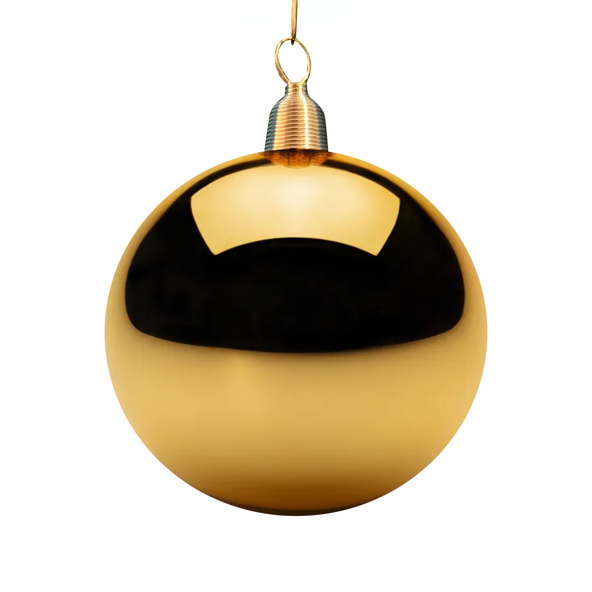 Christbaumkugel "glänzend gold"
