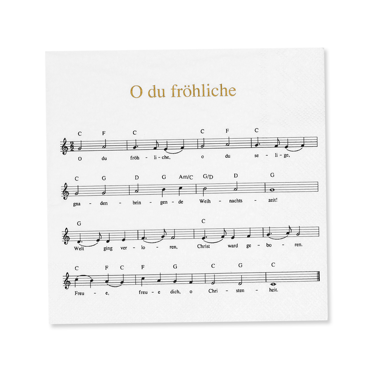 Servietten "O, du Fröhliche..., 20 Stk."