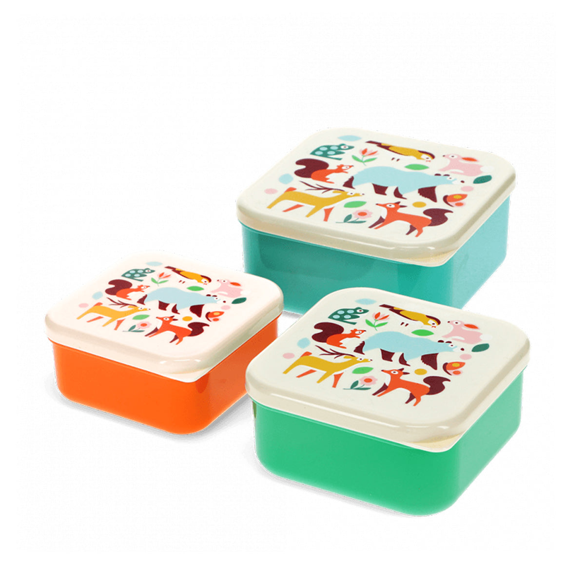 Lunchboxen "Woodland, 3er Set" von Rex London