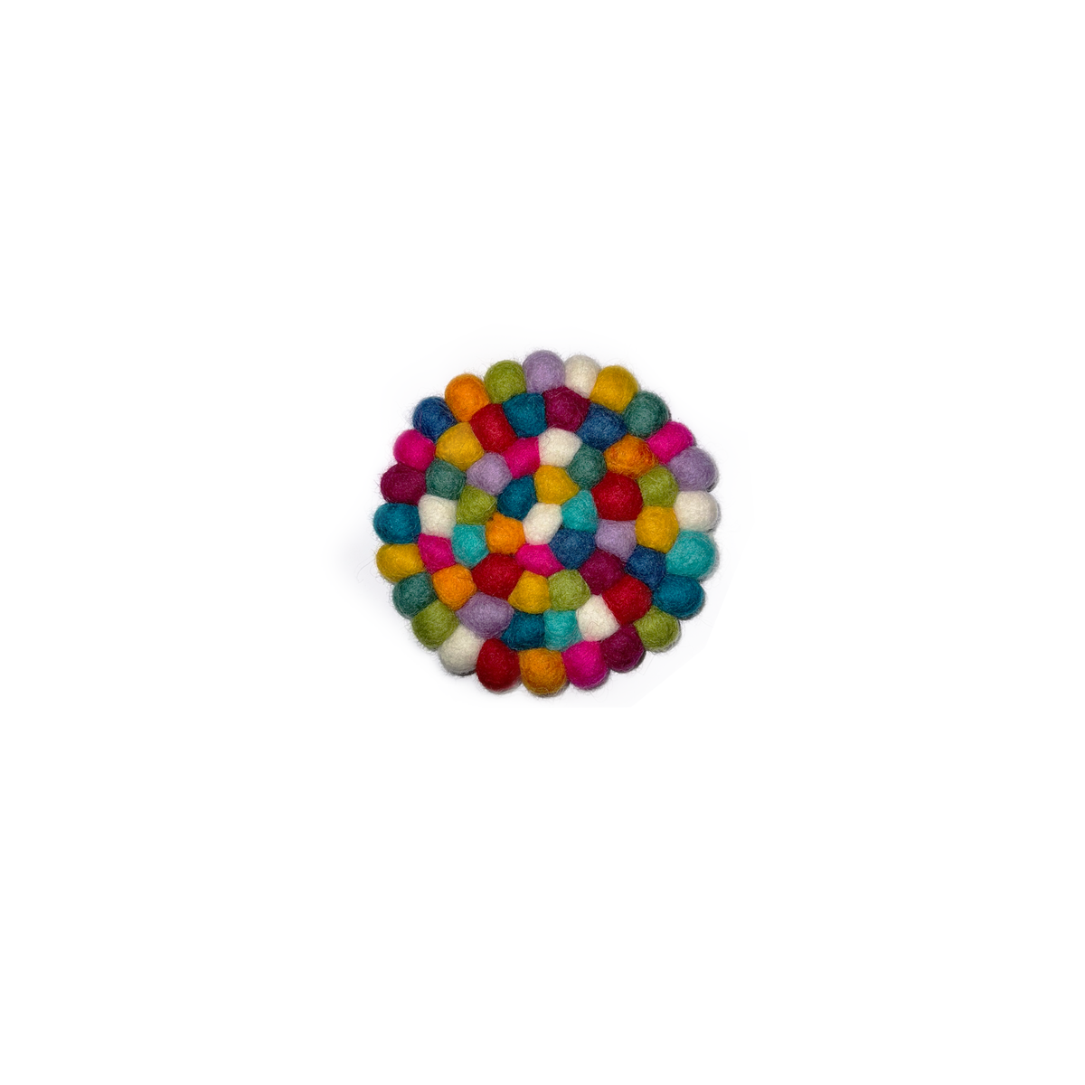 Filzuntersetzer "10cm, bunt" von Mökki