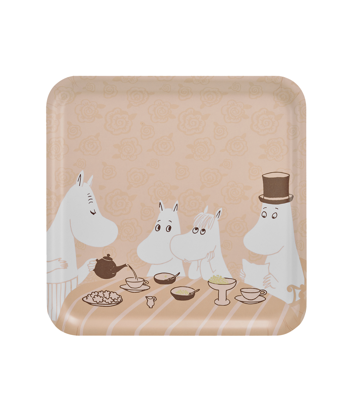 Tablett "Moomins, Coffee Time, 33 x 33cm" von Muurla