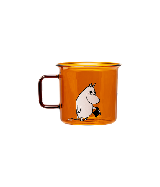 Glasbecher "Moominpapa, Amber" von Muurla
