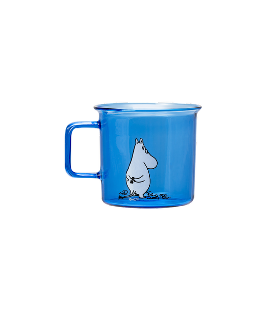 Glasbecher "Moomintroll, Blau" von Muurla