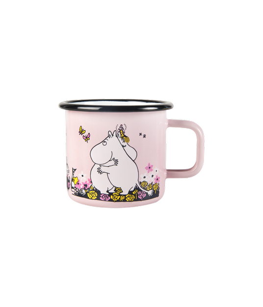Emaille-Becher "Moomin, Hug" von Muurla