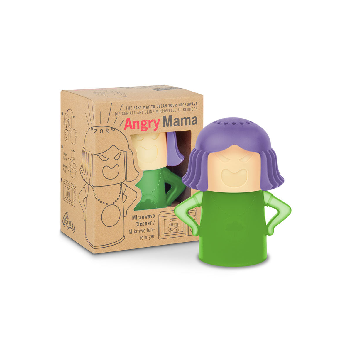 Mikrowellenreiniger "Angry Mama" von Brainstream