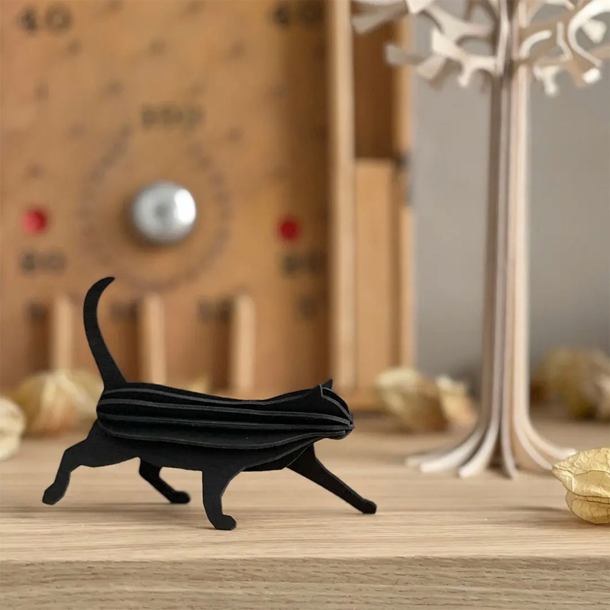 Holz-Deko "Katze, schwarz" von lovi