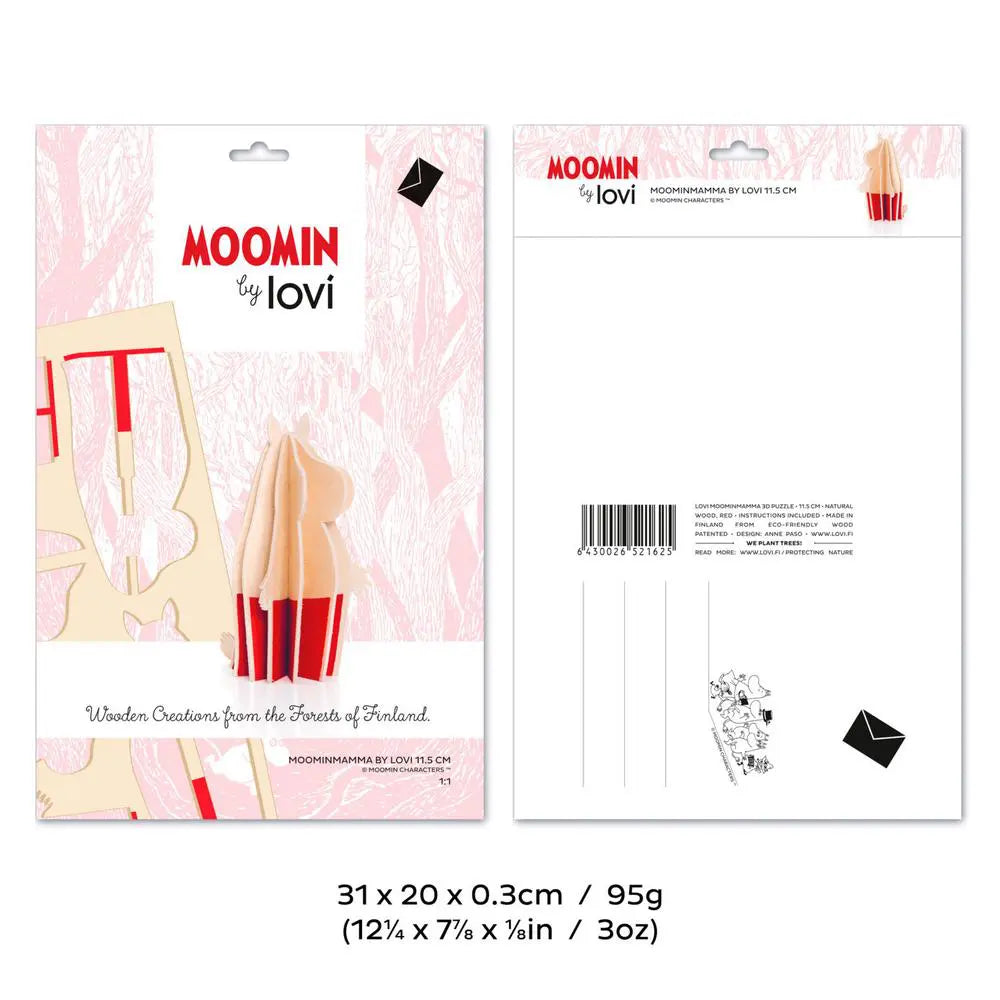 Holz-Deko "Moomins, Moomin-Mama, 11cm" von lovi