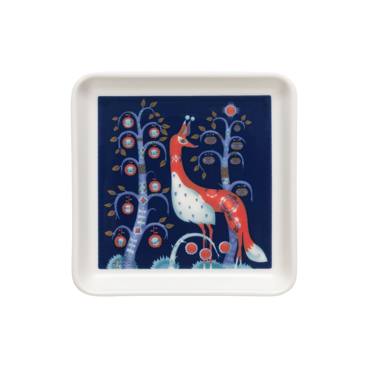 Platte "Taika, 12x12cm, blau" von iittala