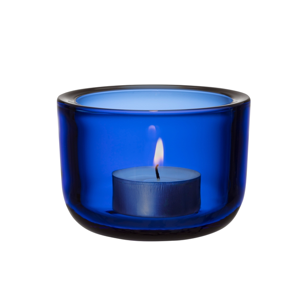 Teelichthalter "Valkea, Ultramarin Blau" von iittala