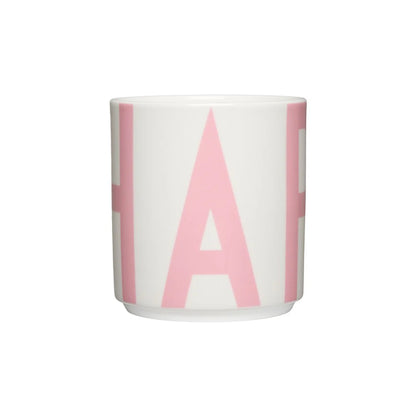 Becher XL "Happy, Pink" von Design Letters