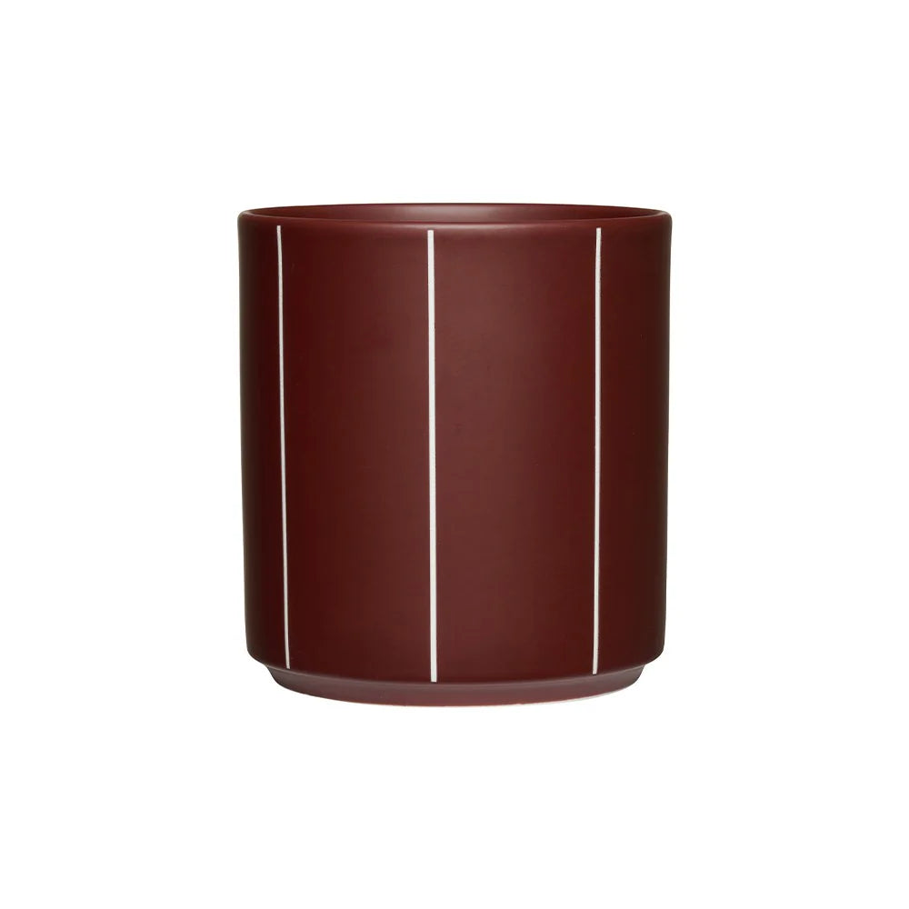 Becher "Nordic Pyjamas, mahogany" von Design Letters