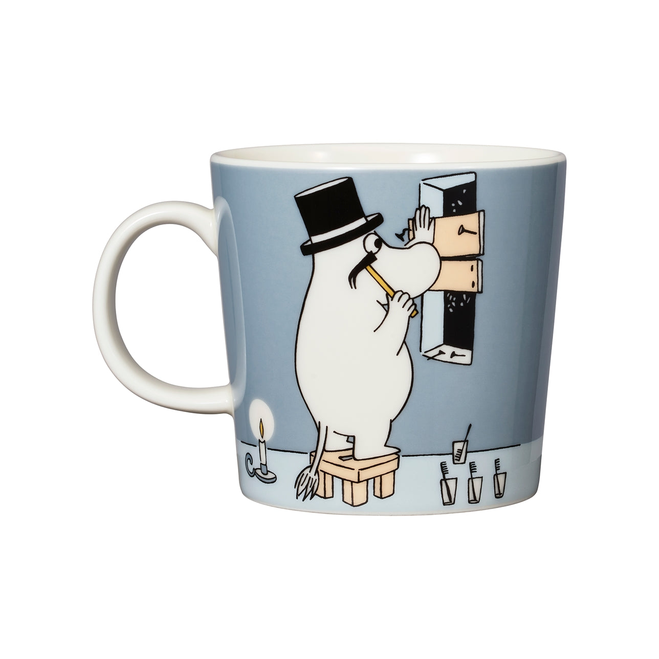 Becher "Moomin Moominpapa 0,3L grau" von iittala