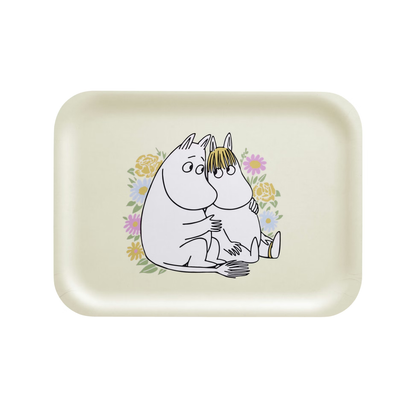 Tablett "Moomin, Flowers", 27x20cm von Muurla
