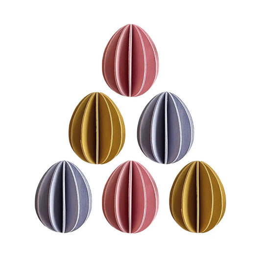 Holz-Deko "6er Set Eier" von lovi