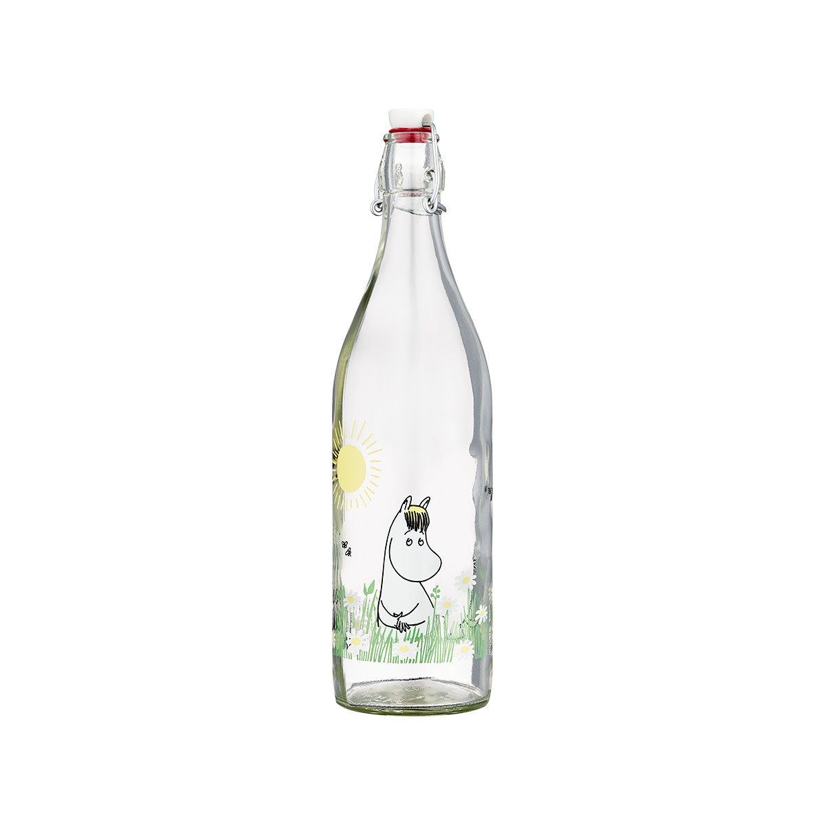 Glasflasche "Meadow, 1L", green von Muurla