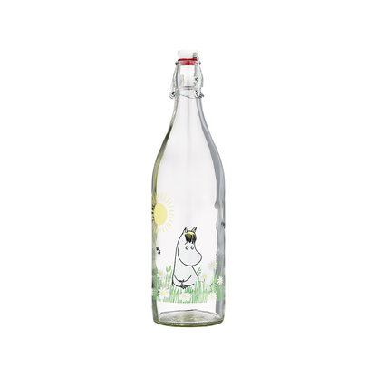 Glasflasche "Meadow, 1L", green von Muurla