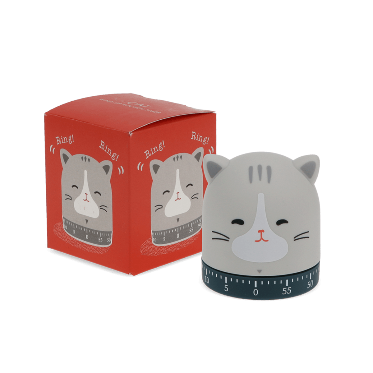 Küchentimer "Katze, grau/ schwarz" von Rex London