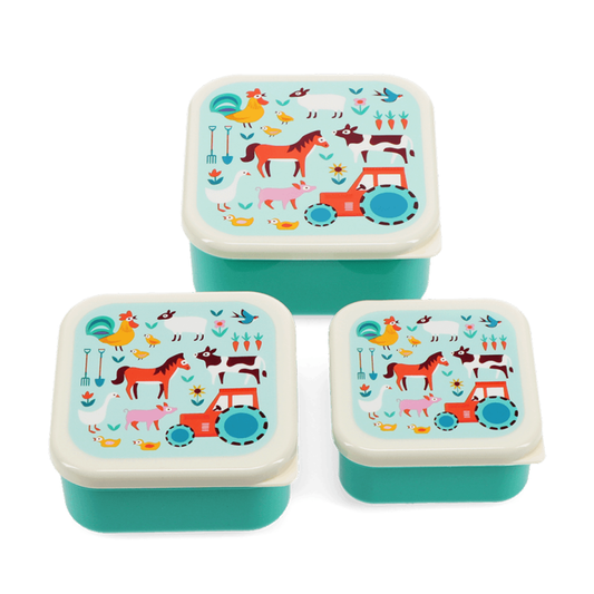 Lunchboxen "Bauernhof, 3er Set" von Rex London
