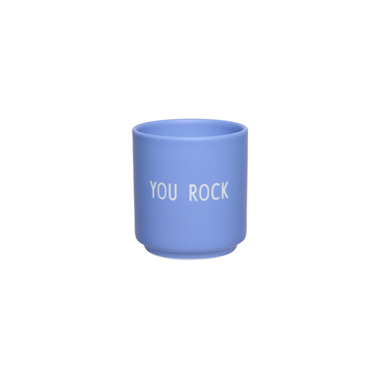 Mini Becher "You rock" von Design Letters