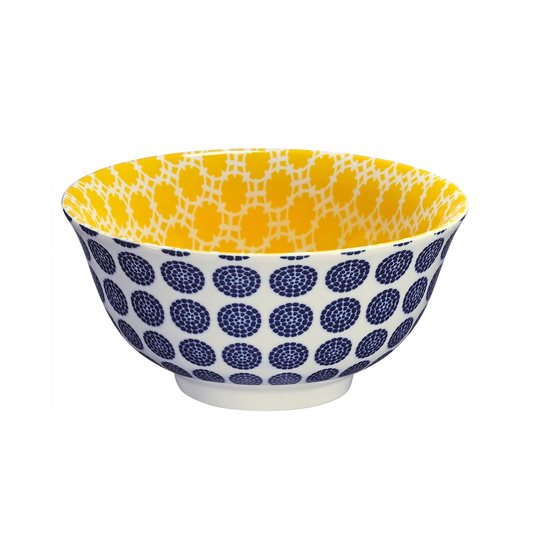 Bowl "Punkte blau/ weiß, 18cm" von Cilio