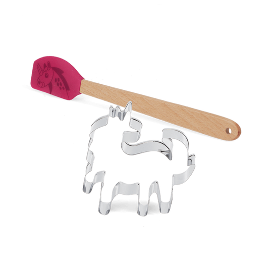 Teigschaber & Ausstecher "Einhorn" von Rex London