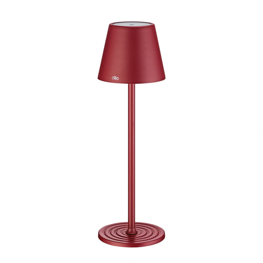 LED-Tischlampe "Sole, bordeaux" von Cilio
