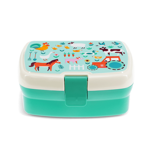 Lunchbox "Bauernof, mintgrün" von Rex London