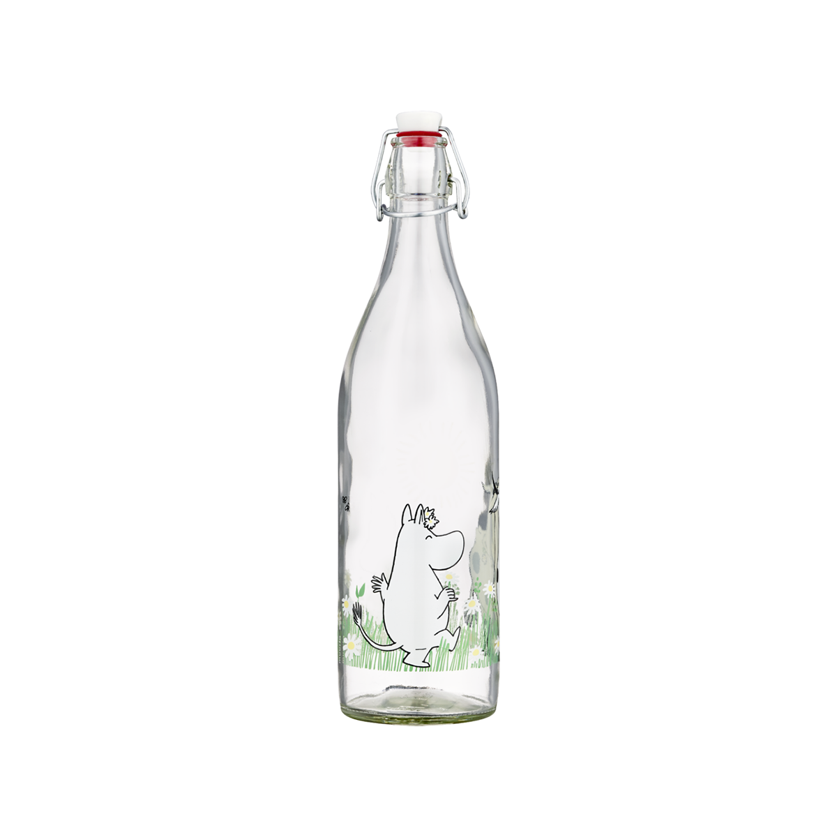 Glasflasche "Meadow, 1L", green von Muurla