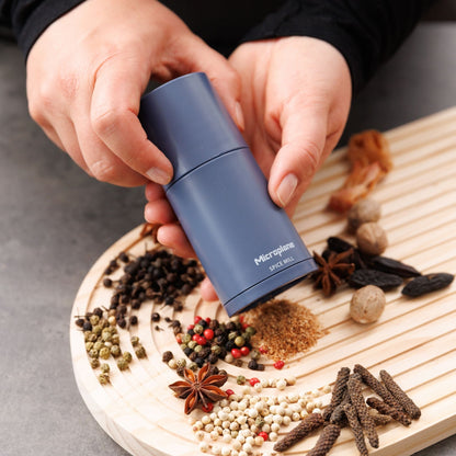 Gewürzmühle "2in1, denim blau" von Microplane