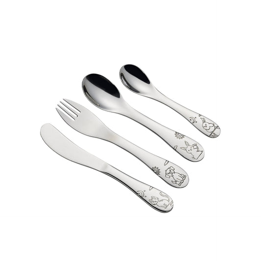 Kinderbesteck "Little Friends, 4er Set" von Cilio