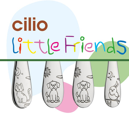 Kinderbesteck "Little Friends, 4er Set" von Cilio