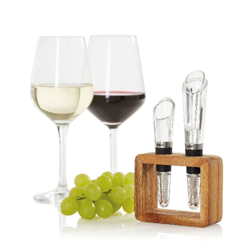 Wein-Genießer-Set "Vine, 2-Tlg." von Adhoc