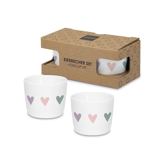 2er Eierbecher-Set "Heart Infusion" von Paperproducts