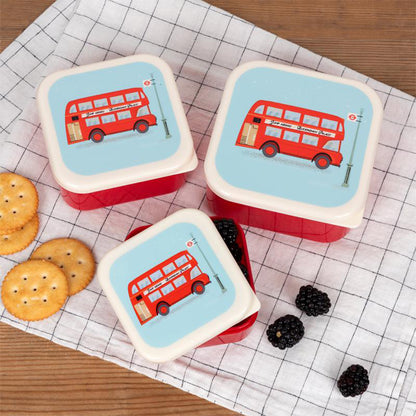 Lunchboxen "Doppeldeckerbus, 3er Set" von Rex London